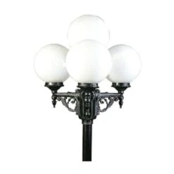 Ravissant Chandelier Noir-argenté 163 à 3 Lampes -Konstsmide || Lucande Soldes Boutique 4001163 2
