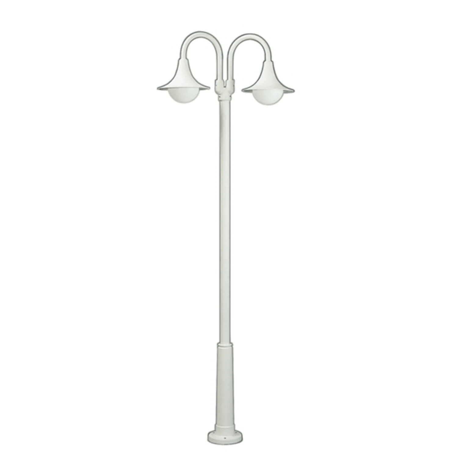 Lampadaire élégant 171 Blanc à 2 Lampes 2 Lampadaire élégant 171 Blanc à 2 Lampes – Image 2
