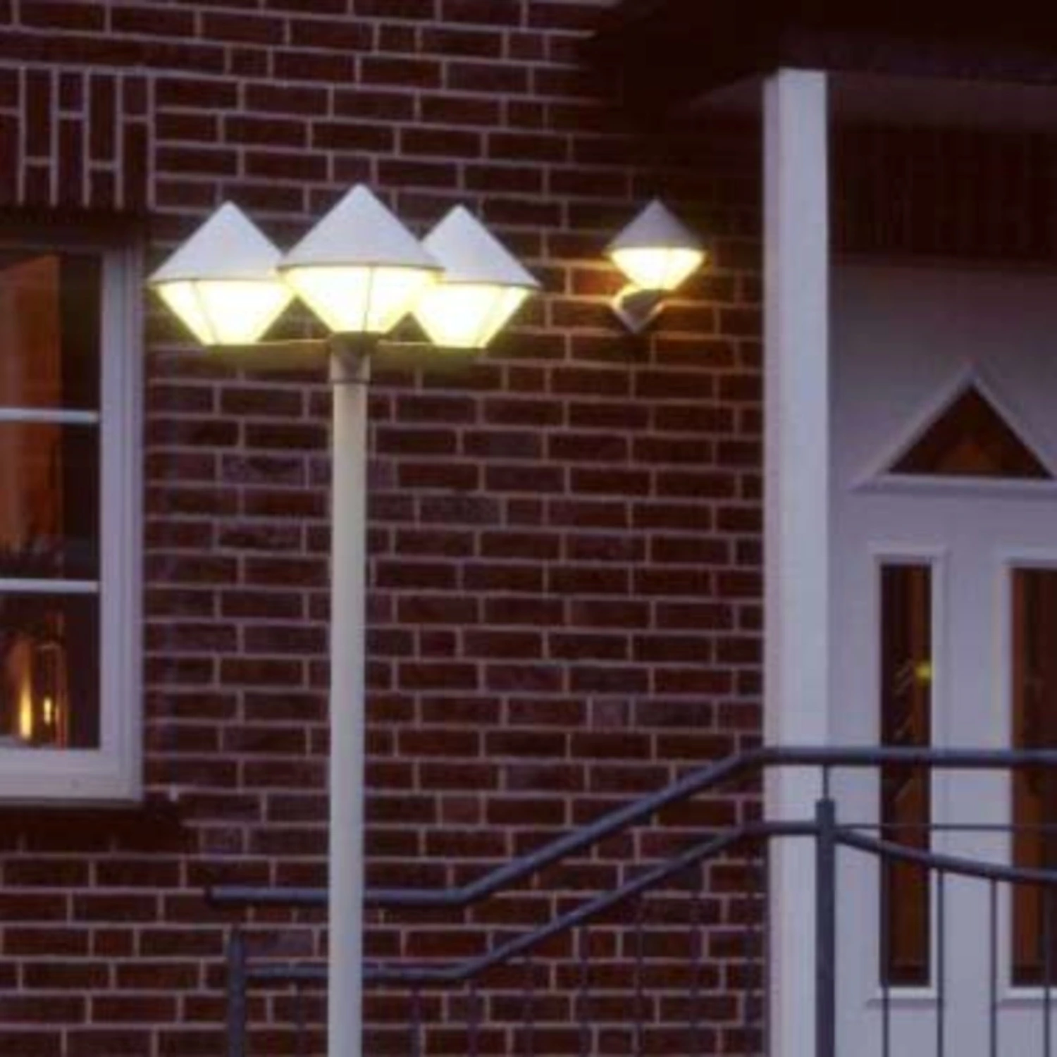 Lampadaire Moderne 181 Blanc à 3 Lampes 2 Lampadaire Moderne 181 Blanc à 3 Lampes – Image 2