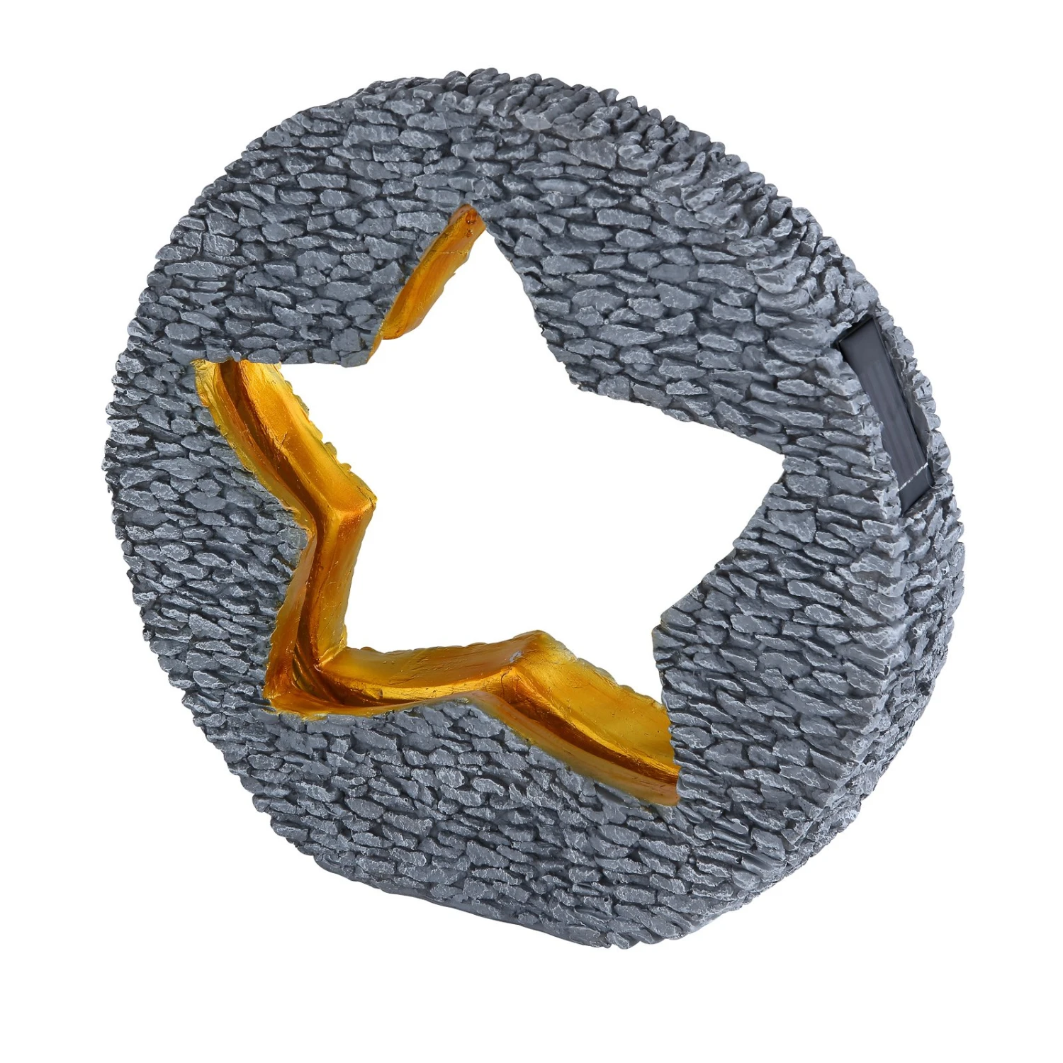 Globo Lampe LED Solaire 36524 Gris Pierre Doré, étoile 3 Globo Lampe LED Solaire 36524 Gris Pierre Doré, étoile – Image 3