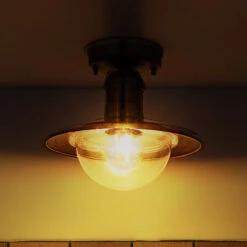 Globo Plafonnier D’extérieur Linda, Acier Inoxydable -Konstsmide || Lucande Soldes Boutique 4015656 2