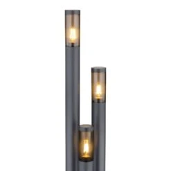 Globo Lampe Pour Mât Boston, à 3 Lampes, Anthracite -Konstsmide || Lucande Soldes Boutique 4015682 2