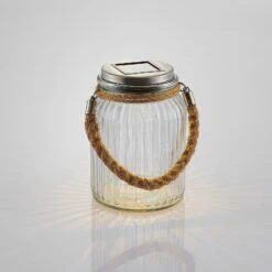 Lanterne Solaire LED Farid En Verre -Konstsmide || Lucande Soldes Boutique 4018165 4