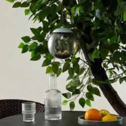 Lindby Tjelle Suspension Solaire LED, Sphère -Konstsmide || Lucande Soldes Boutique 4018299 2