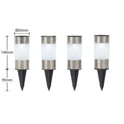 Lindby Jocob Piquet Solaire LED, Lot De 4 15 Lindby Jocob Piquet Solaire LED, Lot De 4 -Konstsmide || Lucande Soldes Boutique 4018390 6