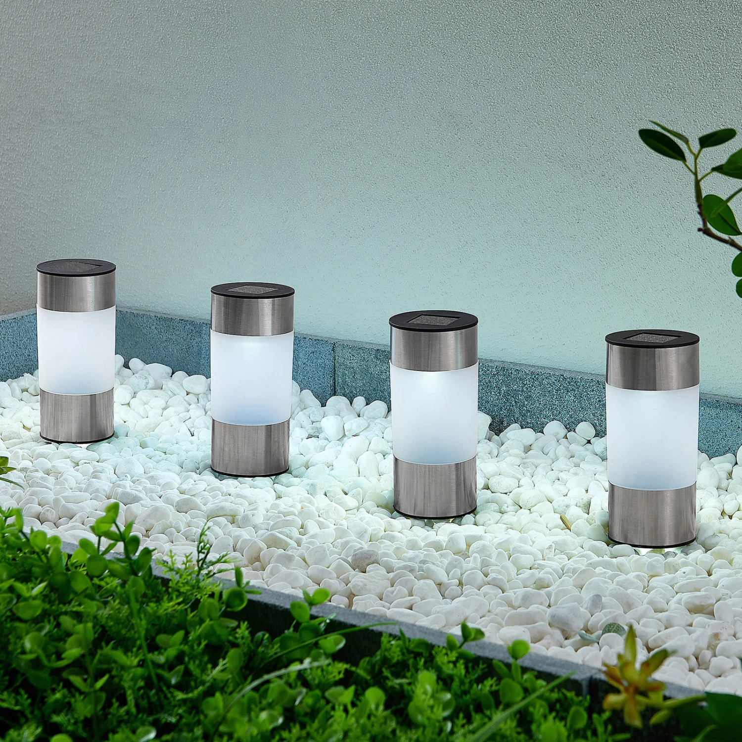 Lindby Jocob Piquet Solaire LED, Lot De 4 1 Lindby Jocob Piquet Solaire LED, Lot De 4