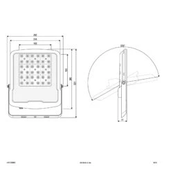 EVN Panthera Spot D’extérieur LED IP65 100W 4 000K -Konstsmide || Lucande Soldes Boutique 4026117 3