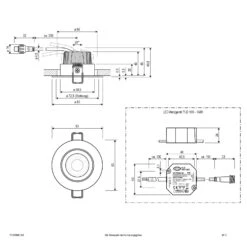 EVN PC65 Luminaire Extérieur Rond, 3000K Chrome -Konstsmide || Lucande Soldes Boutique 4026304 2