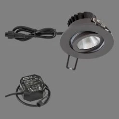 EVN PC65 Luminaire LED Rond, 3000K -Konstsmide || Lucande Soldes Boutique 4026308 2