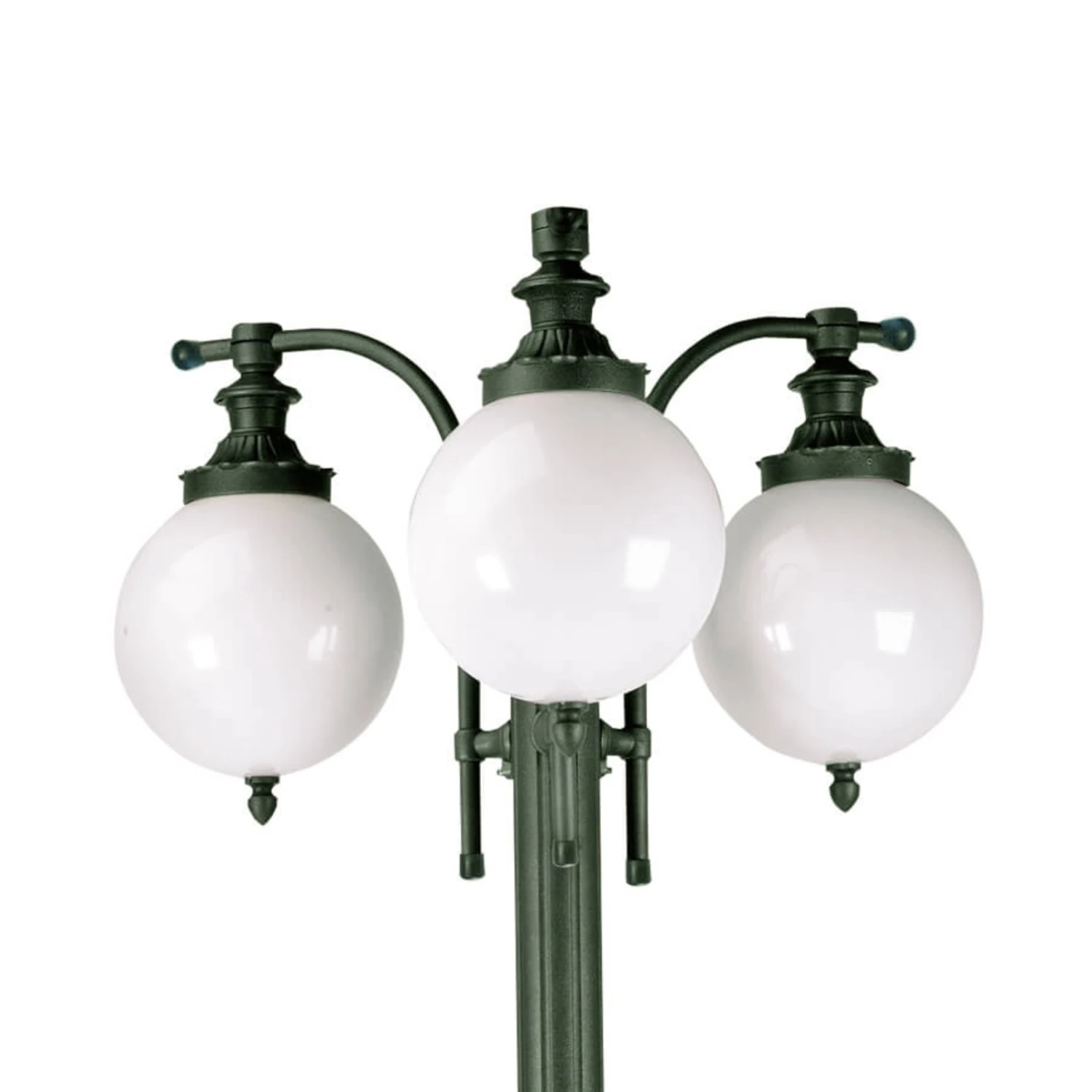 Lampadaire Madeira à 3 Lampes Vert Foncé 2 Lampadaire Madeira à 3 Lampes Vert Foncé – Image 2