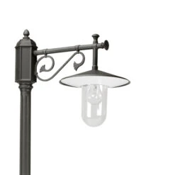 Lampadaire Louvre Gris Et Mat -Konstsmide || Lucande Soldes Boutique 5515090 2