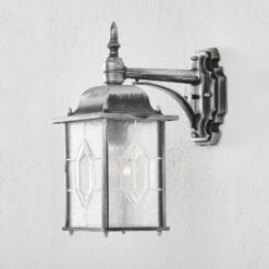 Konstsmide Applique D'extérieur MILANO Noir/argent, Suspendue 11 Konstsmide Applique D'extérieur MILANO Noir/argent, Suspendue -Konstsmide || Lucande Soldes Boutique 5522075 2