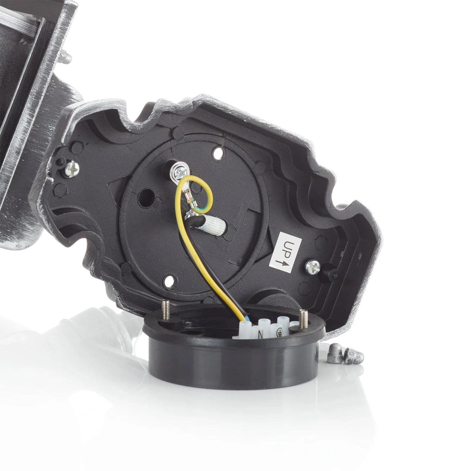 Konstsmide Applique D'extérieur MILANO Noir/argent, Suspendue 7 Konstsmide Applique D'extérieur MILANO Noir/argent, Suspendue – Image 7