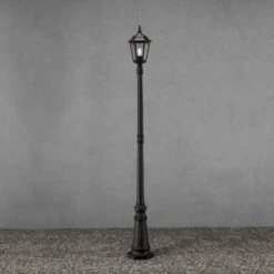 Konstsmide Lampe Pour Mât Firenze à 1 Lampe, Noire