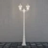 Konstsmide Lampe Pour Mât Firenze à 2 Lampes, Blanche