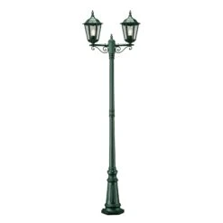 Konstsmide Lampe Pour Mât Firenze à 2 Lampes, Verte -Konstsmide || Lucande Soldes Boutique 5522194 2