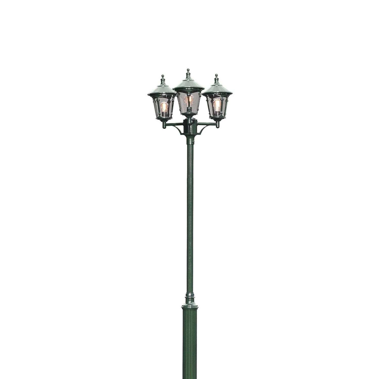 Konstsmide Lampadaire D’extérieur Virgo, 3 Lampes, Vert Foncé 3 Konstsmide Lampadaire D’extérieur Virgo, 3 Lampes, Vert Foncé – Image 3