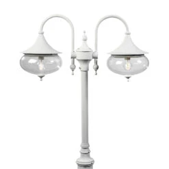 Konstsmide Lampadaire Imposant Blanc LIBRA 2 Abat-jours 5 Konstsmide Lampadaire Imposant Blanc LIBRA 2 Abat-jours -Konstsmide || Lucande Soldes Boutique 5522307 2