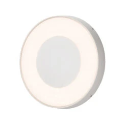 Konstsmide Plafonnier D’extérieur LED Rond Carrara En Blanc 9 Konstsmide Plafonnier D’extérieur LED Rond Carrara En Blanc -Konstsmide || Lucande Soldes Boutique 5522503 2