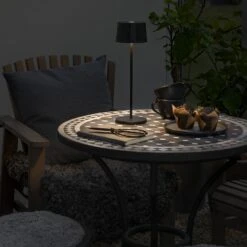 Konstsmide Lampe à Poser LED Positano Pour Extérieur, Noire -Konstsmide || Lucande Soldes Boutique 5522684 5