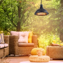 Plafonnier Chauffant Glow, Noir 11 Plafonnier Chauffant Glow, Noir -Konstsmide || Lucande Soldes Boutique 6003188 2