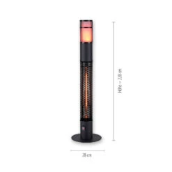 Plafonnier Chauffant Glow Avec LED Effet Flamme -Konstsmide || Lucande Soldes Boutique 6003189 8