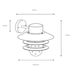 Applique D'extérieur Zico, Noir -Konstsmide || Lucande Soldes Boutique 6055420 3