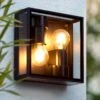 Plafonnier D'extérieur Dukan IP65, à 2 Lampes