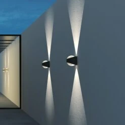 LOOM DESIGN Saga Applique D'extérieur Up/down Noir -Konstsmide || Lucande Soldes Boutique 6125057 8