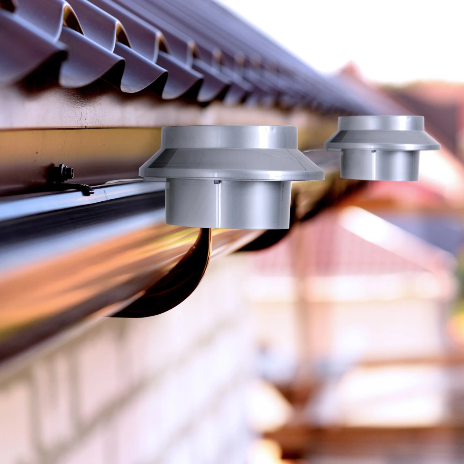 Lampe Solaire Déco Gouttière LED Mistra Lot De 6 2 Lampe Solaire Déco Gouttière LED Mistra Lot De 6 – Image 2