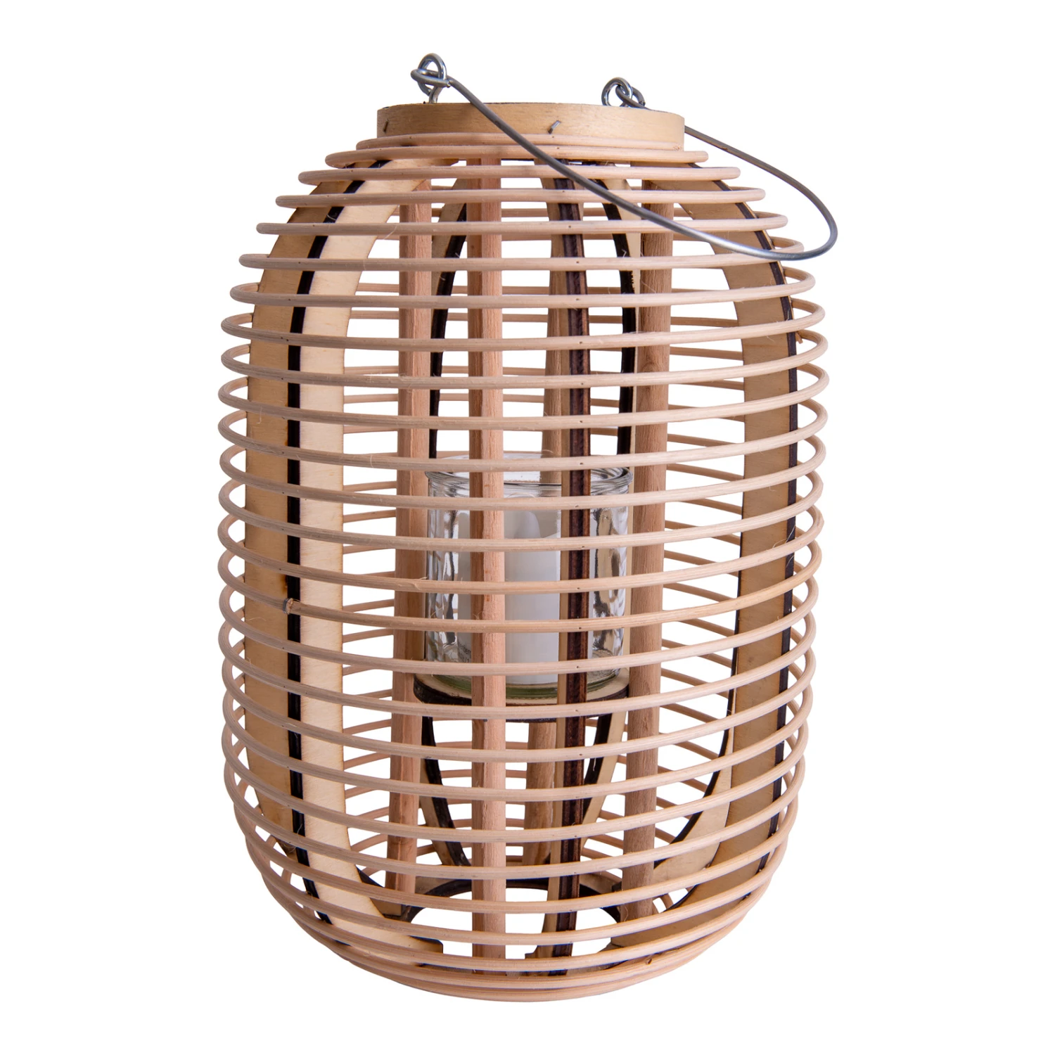 Lampe Déco Solaire LED Panier, H 32 cm, Naturel 5 Lampe Déco Solaire LED Panier, H 32 cm, Naturel – Image 5