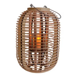 Lampe Déco Solaire LED Panier, H 32 cm, Naturel 12 Lampe Déco Solaire LED Panier, H 32 cm, Naturel -Konstsmide || Lucande Soldes Boutique 7001364 5