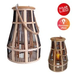 Lampe Déco Solaire LED Panier, 34 cm, Noir/naturel 13 Lampe Déco Solaire LED Panier, 34 cm, Noir/naturel -Konstsmide || Lucande Soldes Boutique 7001366 6