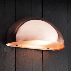 Nordlux Applique Bergen, Semi-circulaire, Cuivrée