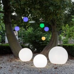 Newgarden Buly Lampe Solaire LED Sphère IP65 Ø80cm 6 Newgarden Buly Lampe Solaire LED Sphère IP65 Ø80cm -Konstsmide || Lucande Soldes Boutique 7025115 2