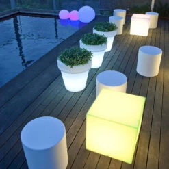 Newgarden Cuby Lampe Décorative En Cube 43cm -Konstsmide || Lucande Soldes Boutique 7025118 2