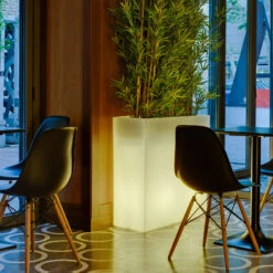 Newgarden Junco Pot LED Rectangle Solaire+batterie -Konstsmide || Lucande Soldes Boutique 7025145 3