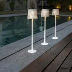 Newgarden Greta Lampe Solaire LED, Blanche -Konstsmide || Lucande Soldes Boutique 7025161 2