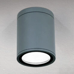 Plafonnier LED Sputnik IP65 Ø 9 cm Anthracite