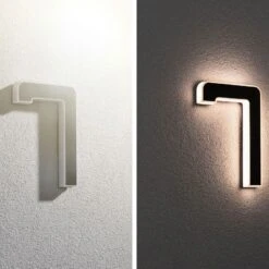 Paulmann Numéro De Maison Solaire LED 7 12 Paulmann Numéro De Maison Solaire LED 7 -Konstsmide || Lucande Soldes Boutique 7602225 3
