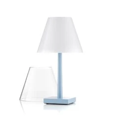 Rotaliana Dina+ T1 Lampe à Poser LED Bleu Clair -Konstsmide || Lucande Soldes Boutique 8005245 3