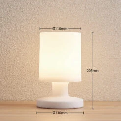 Lindby Grisella Lampe à Poser LED Batterie, IP44 -Konstsmide || Lucande Soldes Boutique 8032224 3
