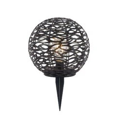 Lindby Abadin Lampe Décorative Solaire Avec Piquet -Konstsmide || Lucande Soldes Boutique 8032324 5