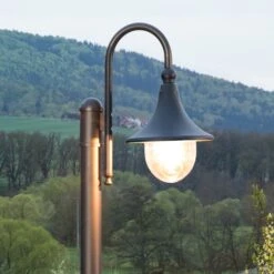 Lampadaire Noir Daphné 12 Lampadaire Noir Daphné -Konstsmide || Lucande Soldes Boutique 9611078 3