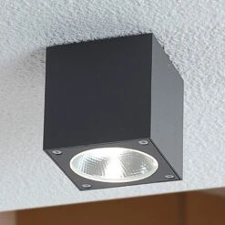 Lucande Plafonnier D'extérieur LED Cubique Cordy
