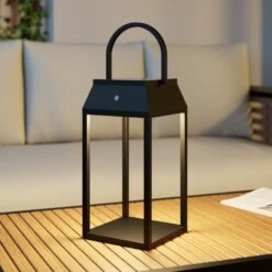 Lucande Maleos Lanterne Solaire LED, Dimmable