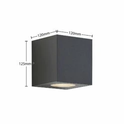 Arcchio Tassnim Applique LED Graphite 2 Lampes -Konstsmide || Lucande Soldes Boutique 9616190 6