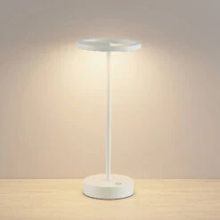 Lucande Halona Lampe à Poser LED, USB, Blanche -Konstsmide || Lucande Soldes Boutique 9616232 2
