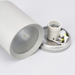 Lucande Plafonnier Rond Minna Gris Argenté -Konstsmide || Lucande Soldes Boutique 9618024 5