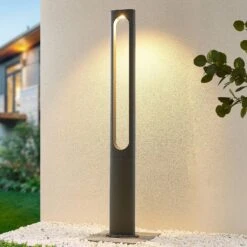 Lucande Dovino Lampe Pour Mât LED, 150 cm